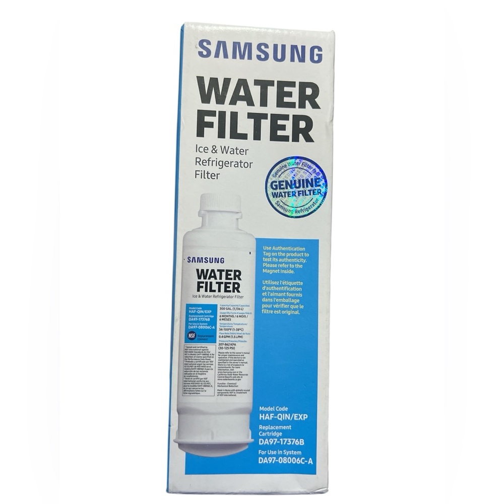 NIB New in Box Samsung HAF-QIN/EXP Water
Filter for Refrigerator 4 Available
